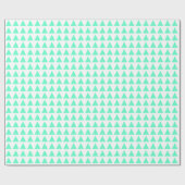 Driehoeken - Turquoise op White Cadeaupapier (Vlak)