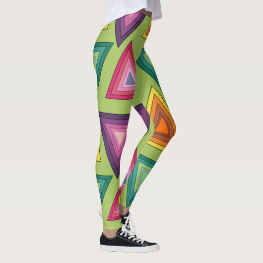 Driehoeken uit de jaren zeventig leggings (Rechts)