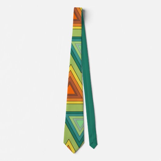 Driehoeken uit de jaren zeventig stropdas (Voorkant)