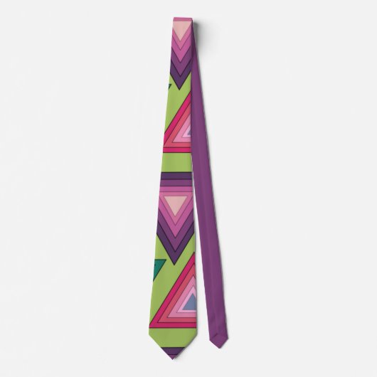 Driehoeken uit de jaren zeventig stropdas (Voorkant)
