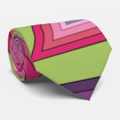 Driehoeken uit de jaren zeventig stropdas (Opgerold)