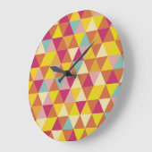 Driehoeken van de kleur van de veelhoek de Multi Grote Klok (Hoek)