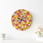 Driehoeken van de kleur van de veelhoek de Multi Grote Klok (Huis)