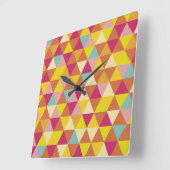 Driehoeken van de kleur van de veelhoek de Multi Vierkante Klok (Hoek)