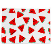 Driehoeken van het Watermelonpatroonpatroon Large Cadeautasje (Achterkant)