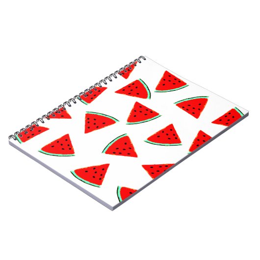 Driehoeken van het Watermelonpatroonpatroon Notitieboek (Linkerzijde)