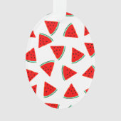 Driehoeken van het Watermelonpatroonpatroon Ornament (voorkant)