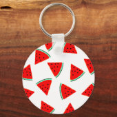 Driehoeken van het Watermelonpatroonpatroon Sleutelhanger (Voorkant)