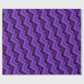 Driehoeken Violet zwart minimaal patroon Cadeaupapier (Vlak)