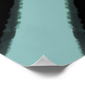 Driehoeken voor Black Gold Mint Brush Poster (Hoek)