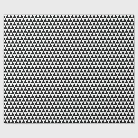 Driehoeken voor zwart en wit cadeaupapier (Vlak)