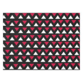 Driehoeken voor zwart, rood en wit tafelkleed (Voorkant (Horizontaal))