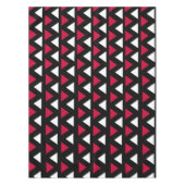 Driehoeken voor zwart, rood en wit tafelkleed (Voorkant)