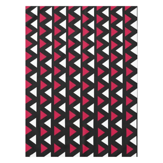 Driehoeken voor zwart, rood en wit tafelkleed (Voorkant)