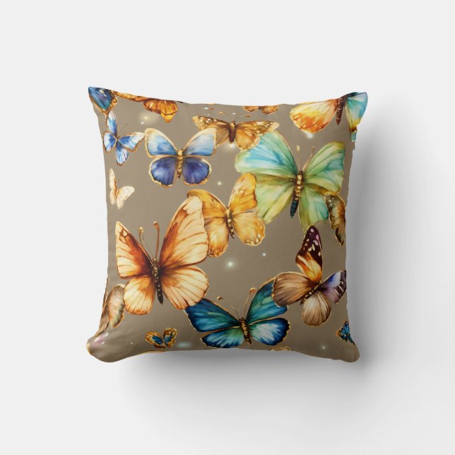 Driehoeken, zeshoeken of abstracte vormen. kussen (Voorkant)