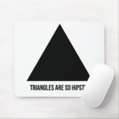 driehoeken zijn zo hipster mousepad muismat (Met muis)