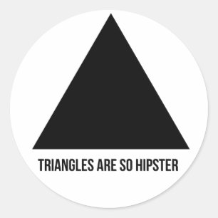 Driehoeken zijn zo hipster stickers