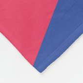 Driehoekig Abstract: geometrisch decor. Fleece Deken (Hoek)