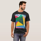 Driehoekig Abstract: geometrisch decor. T-shirt (Voorkant volledig)