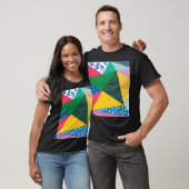 Driehoekig Abstract: geometrisch decor. T-shirt (Unisex)