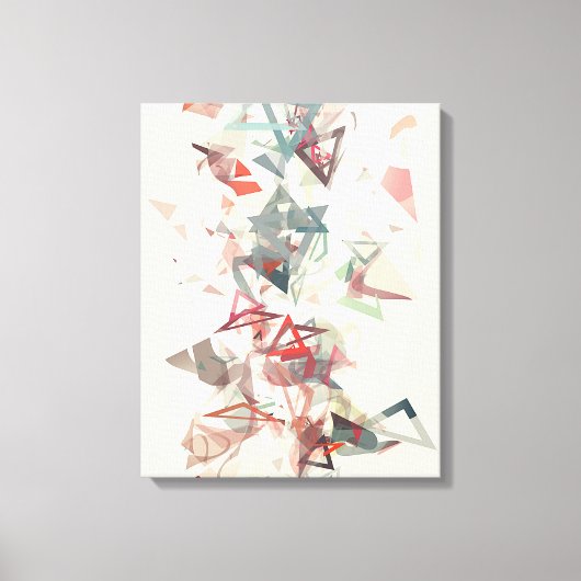 driehoekig canvas afdruk (Voorkant)