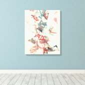 driehoekig canvas afdruk (Insitu (Houten vloer))
