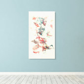 driehoekig canvas afdruk (Insitu (Houten vloer))