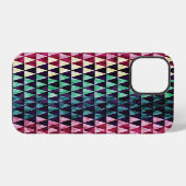 Driehoekig geometrisch naadloos patroon uit het ve iPhone hoesje (Achterkant horizontaal)