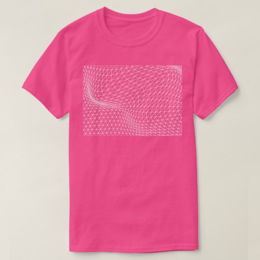 driehoekig golvend patroon t-shirt (Design voorkant)