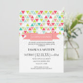 Driehoekig patroon driehoekige geometrische Mod-st Kaart (Staand voorkant)