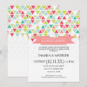 Driehoekig patroon driehoekige geometrische Mod-st Kaart (Voorkant / Achterkant)