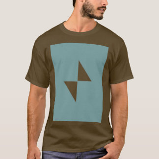 driehoekig patroon van geometrische tegels van ori t-shirt