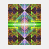 Driehoekig Prisma Fleece Deken (Voorkant)