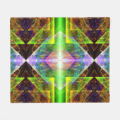 Driehoekig Prisma Fleece Deken (Voorkant (Horizontaal))