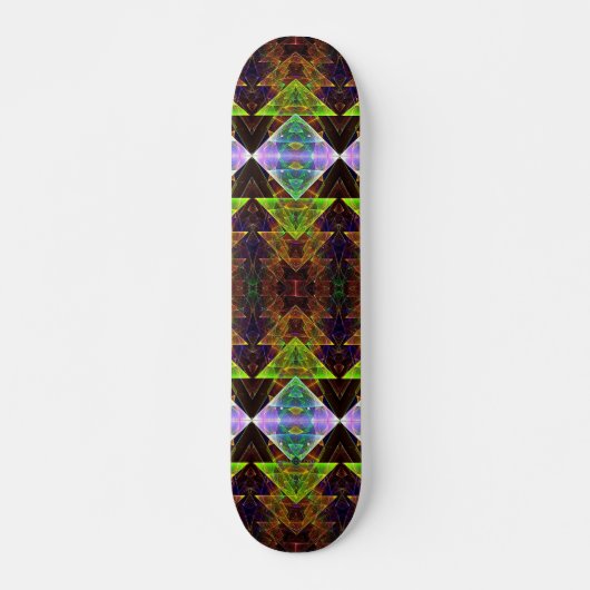 Driehoekig Prisma Quilt Persoonlijk Skateboard (Voorkant)