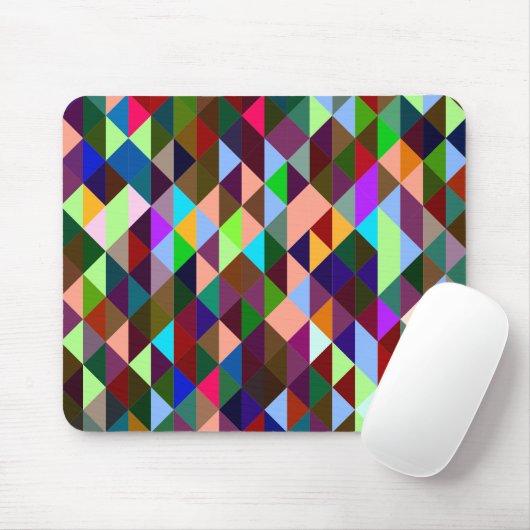 Driehoekige achtergrond muismat (Met muis)