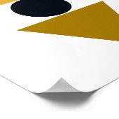 Driehoekige balanskunst poster (Hoek)