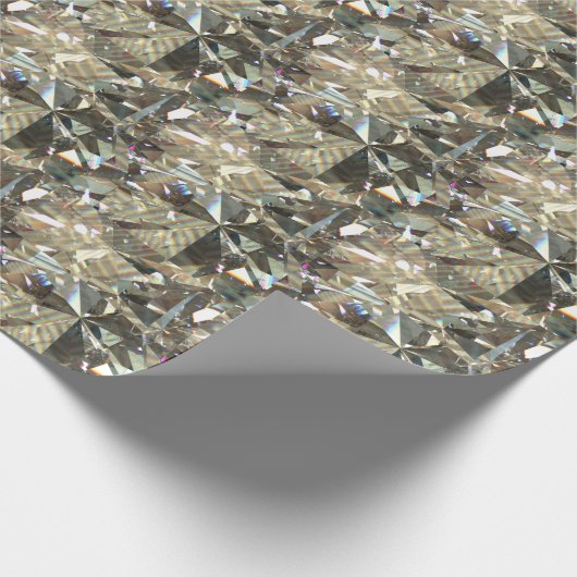 Driehoekige diamantvormen: gelaagde textuur. cadeaupapier (Hoek)