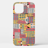 Driehoekige geometrische: kleurrijke Abstracte ach Case-Mate iPhone Case (Achterkant)