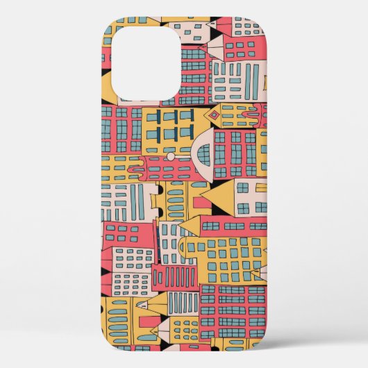 Driehoekige geometrische: kleurrijke Abstracte ach Case-Mate iPhone Case (Achterkant)