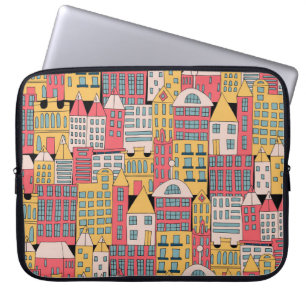 Driehoekige geometrische: kleurrijke Abstracte ach Laptop Sleeve