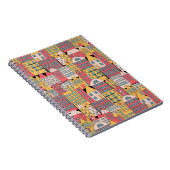 Driehoekige geometrische: kleurrijke Abstracte ach Notitieboek (Rechterzijde)