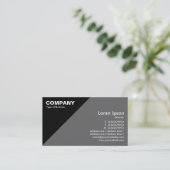 driehoekige hoek visitekaartje (Staand voorkant)