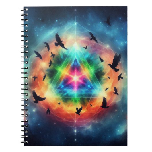 driehoekige kosmische energie notitieboek (Voorkant)