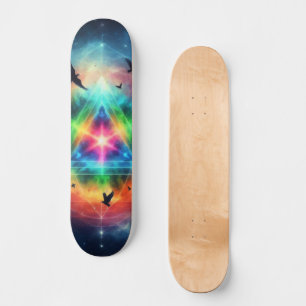 driehoekige kosmische energie persoonlijk skateboard