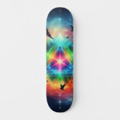 driehoekige kosmische energie persoonlijk skateboard (Voorkant)