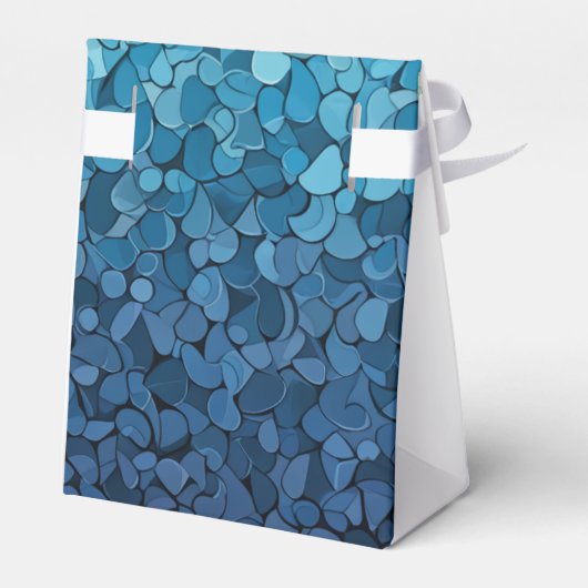 driehoekige lint geschenkdoos bedankdoosjes (Achterkant)