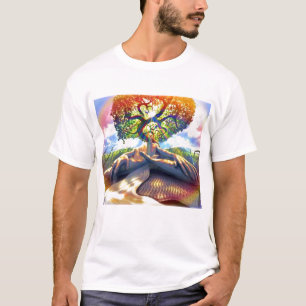 driehoekige man t-shirt