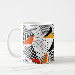 Driehoekige Mode:  veelhoekige elegantie. Koffiemok