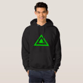 Driehoekige Pijl 01 Hoodie (Voorkant volledig)
